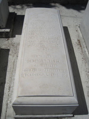 Stèle de marrache benjamin