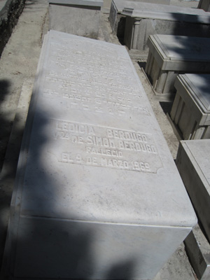 Stèle de berdugo ledicia