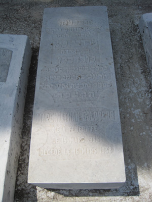 Stèle de goldberg marc