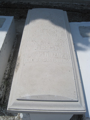 Stèle de azancot abraham