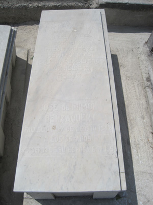 Stèle de benzaquen jose