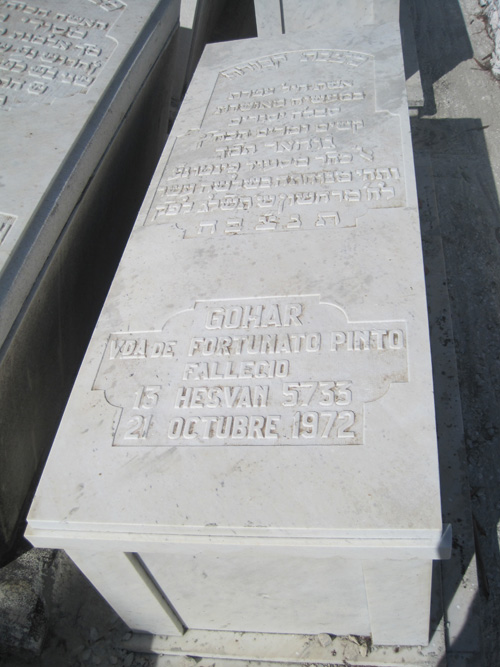 Stèle de pinto johar fortunato