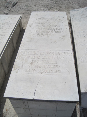 Stèle de levy salomon