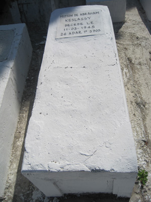 Grabstein von keslassy mimon