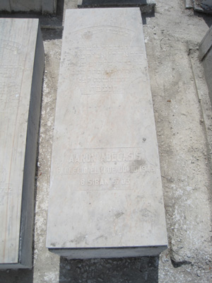 Stèle de abecassis aaron