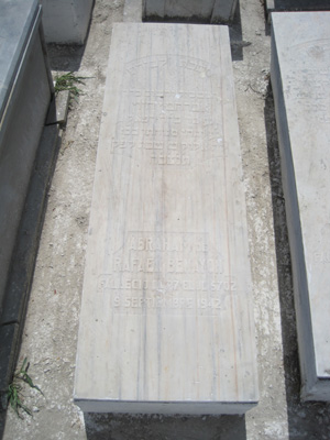 Grafsteen van benayan abraham