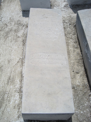 Stèle de rosenfeld emile