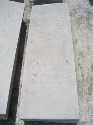 Grabstein von messeri moise