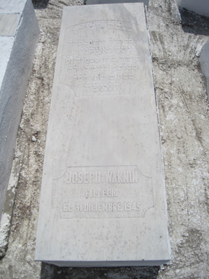 Grabstein von waknin joseph