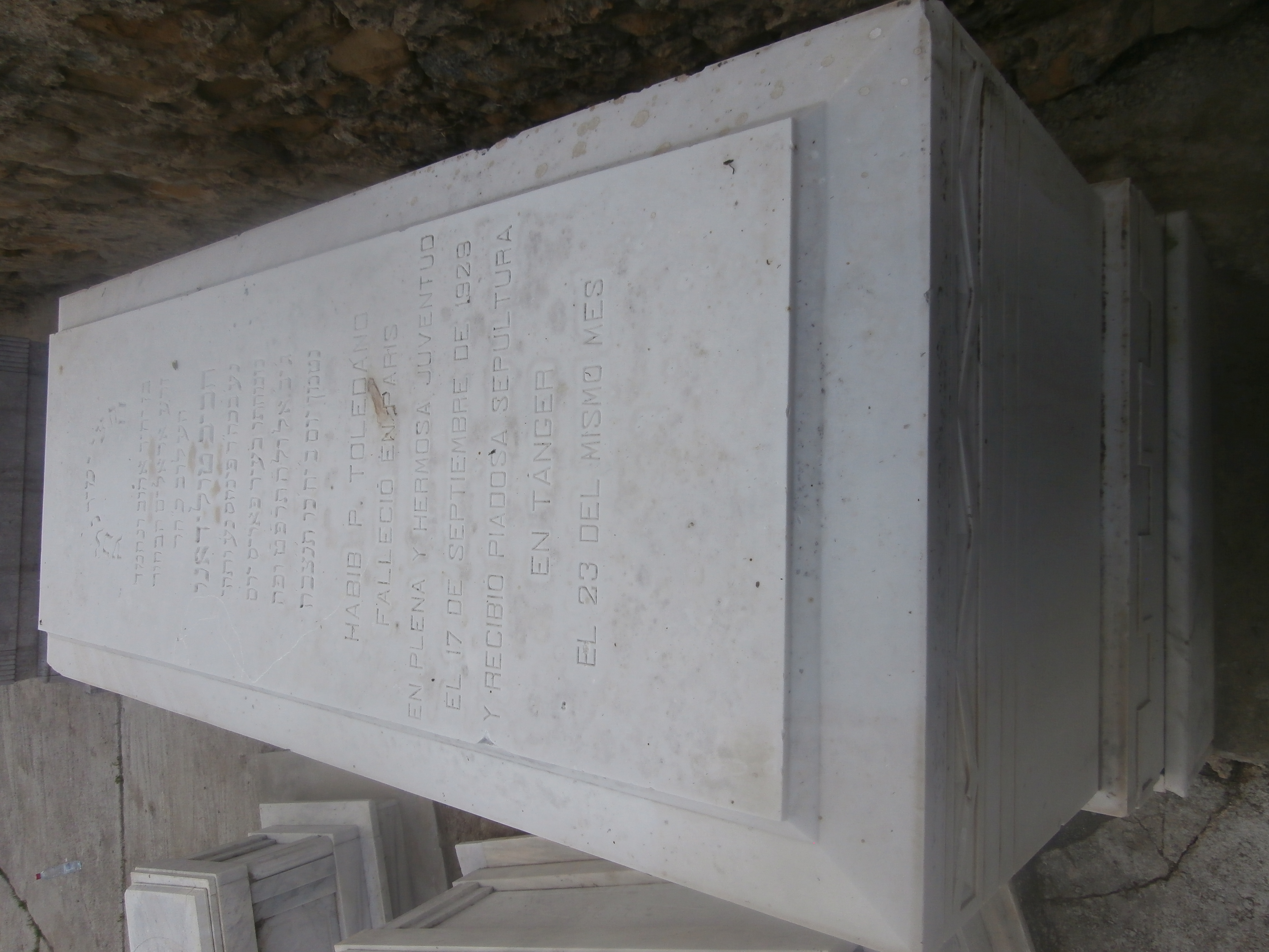 Grabstein von toledano habib