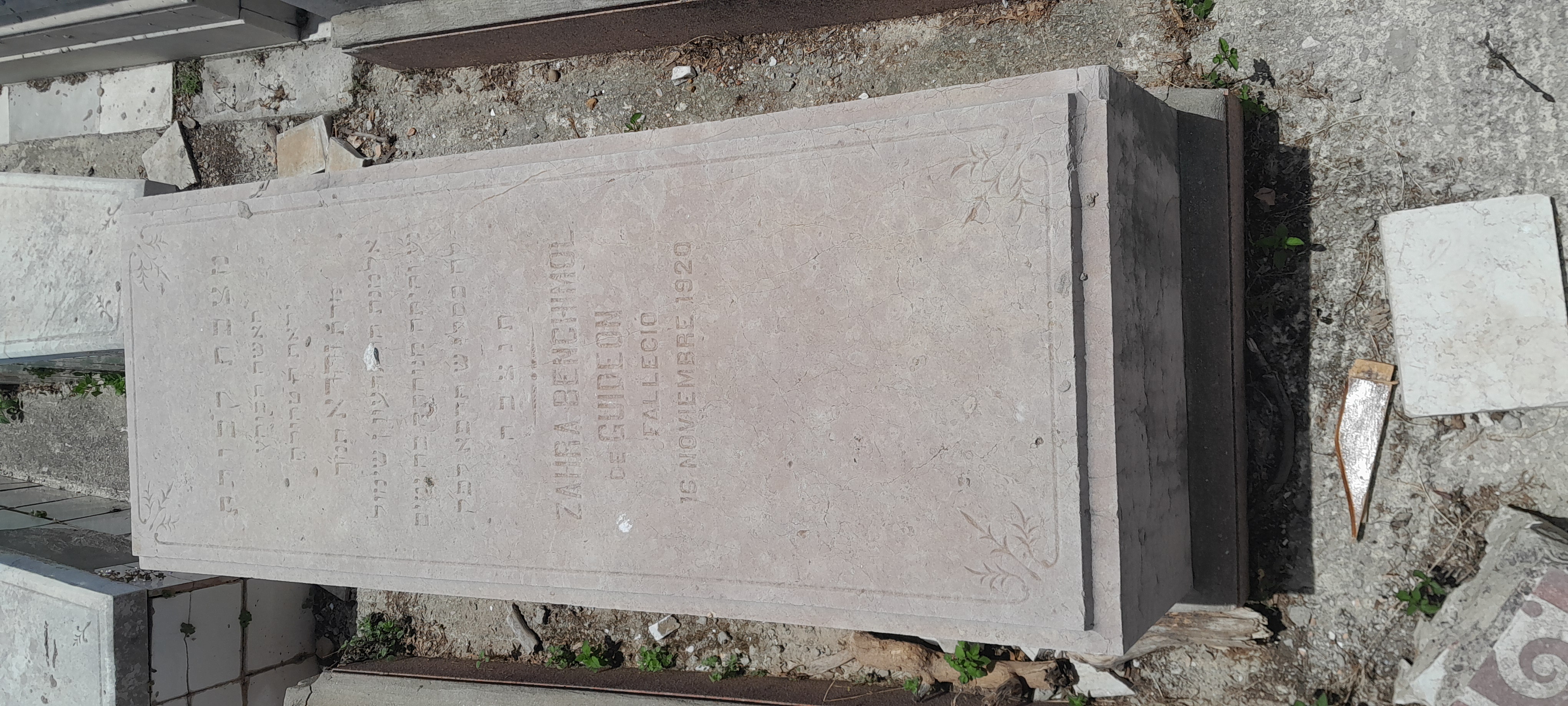 Grabstein von BENCHIMOL