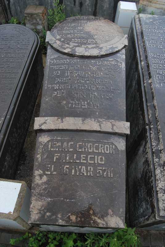 Grabstein von chocron isaac