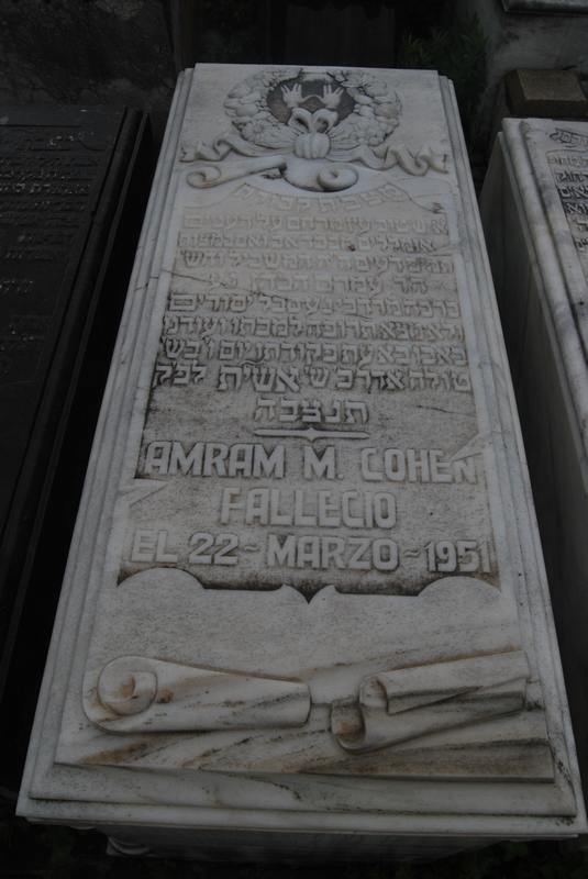cohen amram fejfája