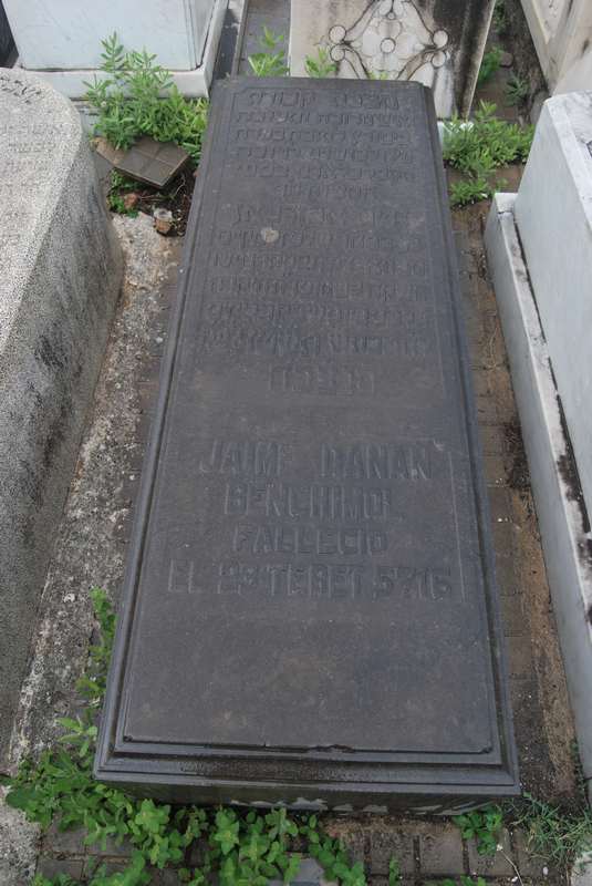 Lápide de danan benchimol jaime