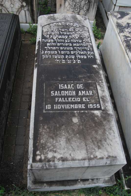 Grabstein von amar isaac