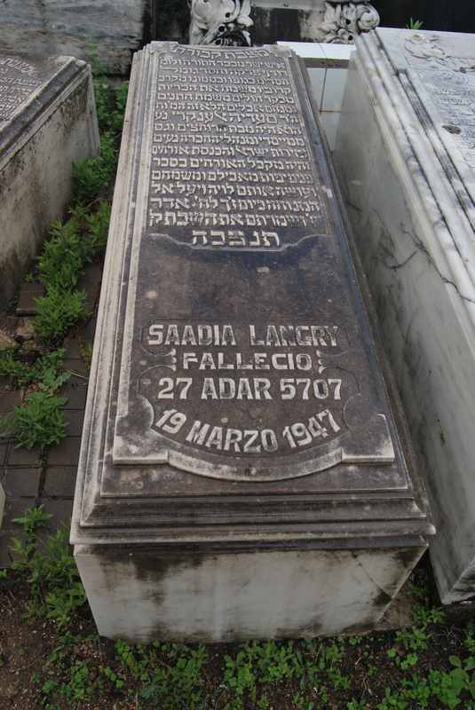 מַצֵּבה פון lancry saadia