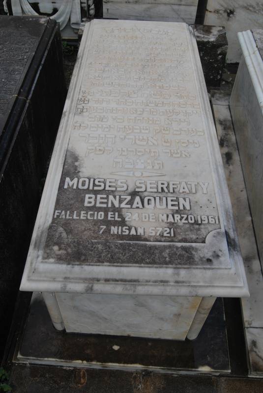 מצבת serfaty benzaquen moises