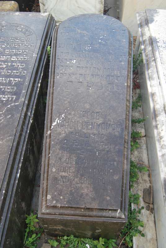 شاهدة قبر nahon benmaman jacob