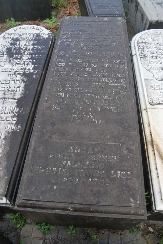Lápide de fhima cohen amram