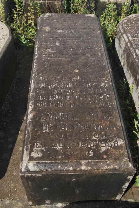 Stèle de amar bensusan samuel