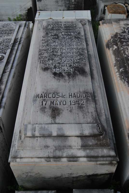 Grabstein von hadida marcos