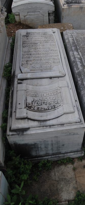 Lápide de benzaquen yudah