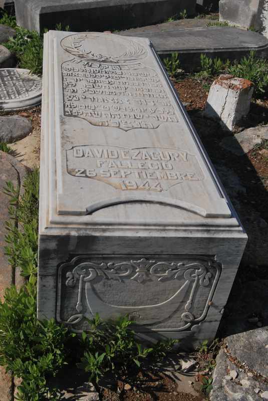 מַצֵּבה פון ezagury david
