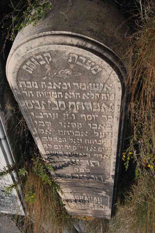 sananes abraham fejfája