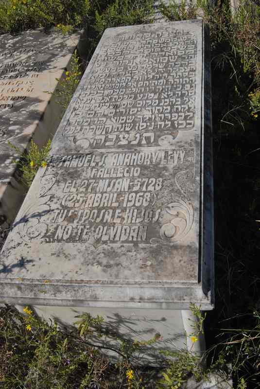 מַצֵּבה פון anahory levy samuel