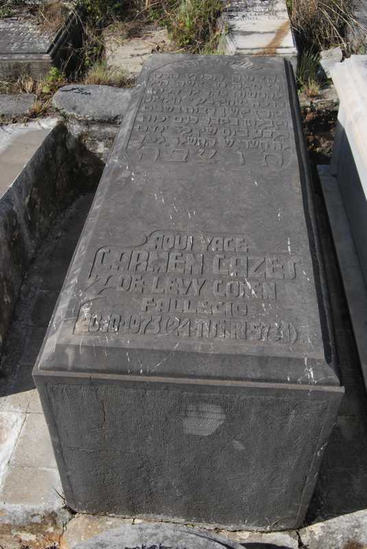 Stèle de levy cohen carmen