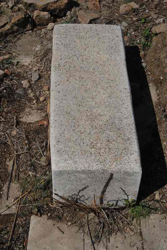 Grabstein von azagury isaac