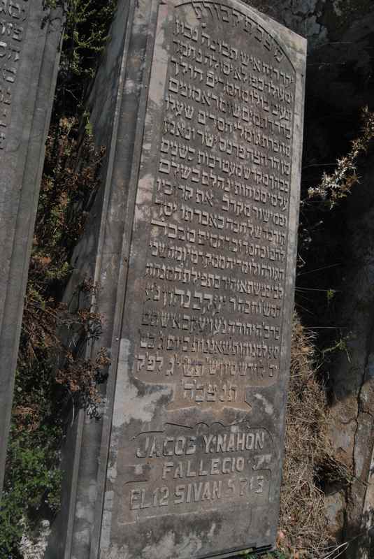 Grabstein von nahon jacob