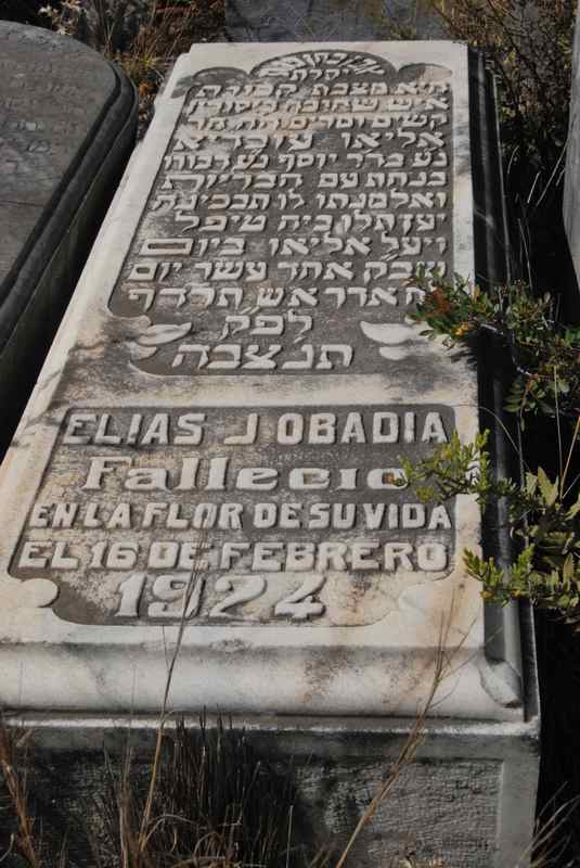 obadia elias fejfája