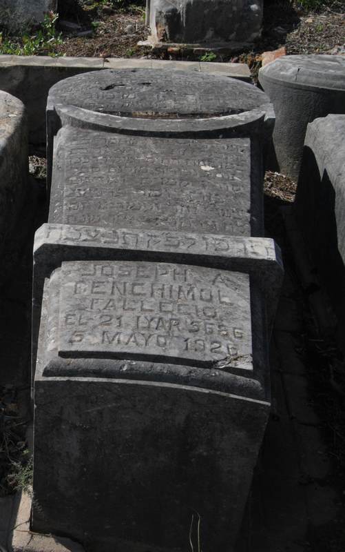 Lápide de benchimol joseph