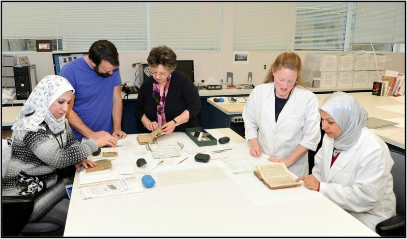 ija-iraqi-conservators-and-nara-staff — page 1 · Iraqi Jewish Archive (NARA) · judeoiraq.org
