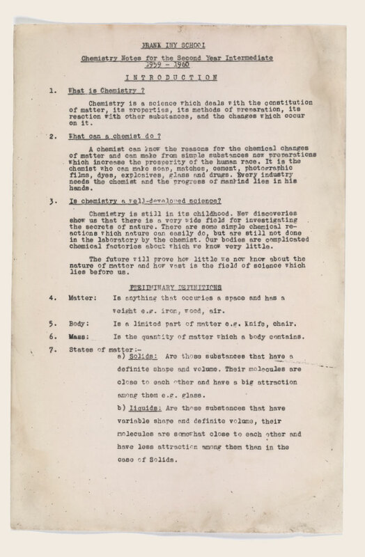 ija-chemistry-notes — page 1 · Iraqi Jewish Archive (NARA) · judeoiraq.org